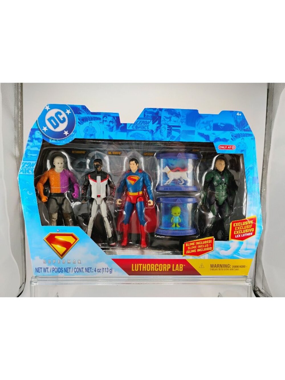 DC Superman Luthorcorp Lab Action Figure Set Exclusive